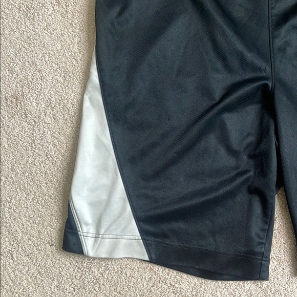 Nike Black and White Athletic Shorts Performance Fit - Picture 3 of 7